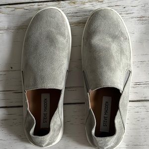 Steve Madden Slip on Fayna Sneakers 8.5 Gray